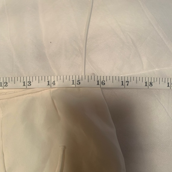 White underskirt with lower petticoat.  Size L (waist is 16” across). - Picture 5 of 6